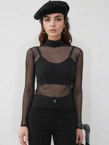 Women Tops - màu đen - Xem 4