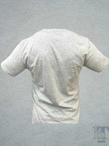 Becktel Camiseta Pack de 8 Playeras Slim Fit Hecho en Mexico Cuello Redondo Manga Corta para Hombre Unisex 100% Algodón Peinado - T-Shirt Básica Tacto Suave Ideal para el Verano Alta Calidad para Estampar, Bordar, Personalizar, Uniformes Empresariales, Emprendedores y Proovedores. En Varios Colores Uso Diario, Prenda Versátil y Cómoda para el Estilo Casual, Perfecta para Combinaciones con Jeans o Pantalones Cortos, Disponible en Varias Tallas Calidad Exportacion - Gris - Ver 5