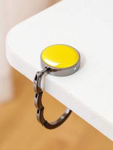 zhihaijunxiao1 1pc Plain Color Fashion Bag Hook, Foldable Hook Rack, Portable Key Rack, Desk Hook, Metal Travel Outdoor Storage Hanger - Multicolor - View 18