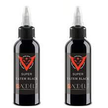 纹身墨水 1 盎司/2 盎司 - 遮光纹身墨水 - 黑色墨水深色和大胆黑色阴影颜料 - 专业纹身墨水和纹身用品 - 黑色 - 查看 7