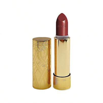  Gucci 缎光唇膏 505 Janet Rust 3.5克/0.12盎司 | 奢华哑光/缎光唇膏 | 柔滑舒适的配方 | 高显色度，浓郁饱满的色彩 | 保湿配方，令双唇柔软水润 | 持久不拔干，不易沾杯 | 适合各种场合的百搭色号