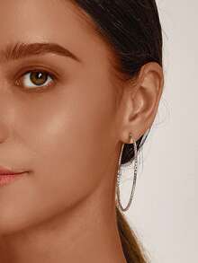 زوج من أقراط الحلقة الكاملة بنجوم من الفضة الإسترليني عيار 925، مناسب للارتداء اليومي والعطلات، أفضل هدية لعيد الفصح وعيد الأم، مجوهرات نسائية بتصميم أنيق ولمعان لامع