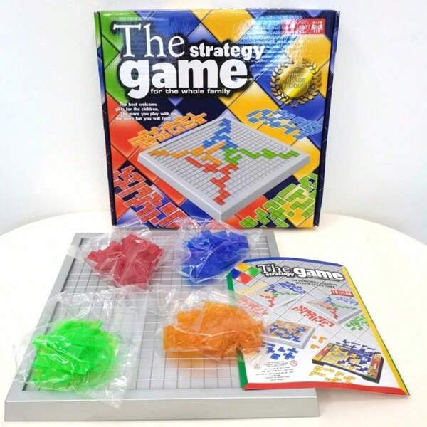 Juego de mesa Blokus Intelectual, Versión en inglés, Juegos de fiesta para 2/4 jugadores, Juegos de familia