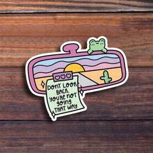 3-Inch "Don't Look At Me Like You Know Me, You're Not That Way Sticker - Sassy And Bold Vinyl Sticker For Laptops, Notebooks, Water Bottles, Study Desks, Personal Corners, And Office Spaces | Great For Humor Lovers, Sarcasm Enthusiasts, Students, And Professionals | Perfect Gag Gift For Friends, Family, And Colleagues | Bold Sticker For Sarcasm, Humor, And Fun Expression"