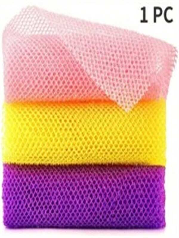 1 Exfoliërende Afrikaanse mesh handdoek, sponshanddoek, nylon handdoek voor dagelijkse huidverzachting en -schuring, perfect voor baden, gezicht wassen en exfoliëren