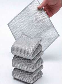 30pcs/20pcs/2pcs Metal Scouring Pads, Anti-Scratch Steel Wool Sponge, Multi-Purpose Metal Wire Dish Scrubber, Easy To Rinse, Reusable, Metal Wire Cleaning Cloth, Metal Wire Dish Cloth For Cleaning Pots, Pans, Utensils, Sink, Countertop, Stove, Reusable Kitchen Cleaning Towels, Dish Cloths, Lint-Free, Streak-Free, Washable Cleaning Rags, Kitchen Supplies, Kitchen Cleaning Tools, Cleaning, Kitchen Towels, Weddings, Mother's Day, Party Events