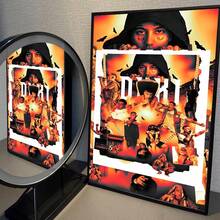 1PC Rapper Pop Singer Decorative Painting Poster Anime Poster HD Retro Poster Suitable For Home Cute Room Decoration, Exquisite Furniture Decoration, Frameless - Multicolor - View 4