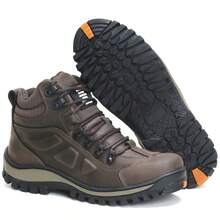 Comfortable Combat Boot With Approved Certificate And PVC Toe - 咖啡 - 查看 1