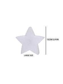 1 件手持星形 LED 灯，星灯装饰，适用于房间、节日、庆典、舞台装饰表演 - 白色 - 查看 6
