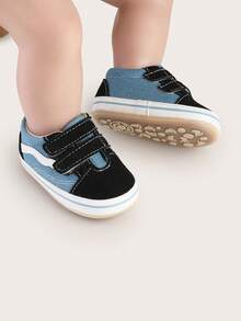 Spring New 1-Year-Old Infant Walking Shoes, Soft Sole Multi-Function Infant Shoes, 6-12 Months Infant Color Matching Training Shoes - Blue - View 3