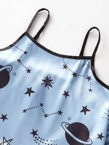 Tween Girl Summer Casual Strap Jumpsuit - Multicolor - View 5