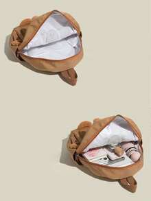 Capybara Water Piggy Backpack Super Cute Girl's Outdoor Backpack - Brown - View 8