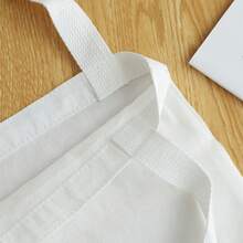 油画印花帆布手提包，印花帆布包，母亲节礼物，大容量便携式收纳袋，杂物旅行袋，可重复使用，防变形购物袋，厨房收纳袋 - 彩色 - 查看 7