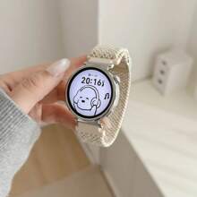 18mm/20mm/22mm Summer Breathable Magnetic Nylon Braided Watch Band, Adjustable Length, Compatible With Samsung Galaxy, Garmin, , , Amazfit Watches - , Soft, Breathable