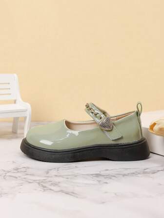 Girls Black Soft Sole Performance Shoes, Spring/Autumn New 2025 Model, British Princess Style