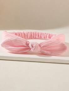 1PC Solid Color Striped Casual Minimalist Cute Rabbit Ear Basic Sports Headband, Suitable For Daily Life, Yoga, Exercise, Women's Hair Accessory - Multicolor - View 9
