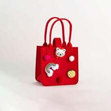 1Pc Lovely Exquisite Gift Bag, Small Felt Gift Bag, Birthday Gift High-Grade Gift Bag