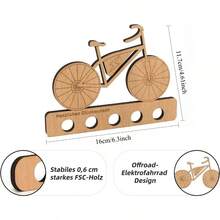 Original E-Bike Birthday Money Gift Wood - Money Gift For Cyclists - Bicycle, Electric Bicycle Gift - Wooden Gifts - Gifts Money Gift For Men And Women - E-bike - View 2