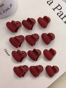 10 Pcs Random Flower, Rabbit, Heart Shape Mini Princess Side Bang Hair Clips, Hair Accessories Summer Hair Claws Claw Clips Hair Jaw Clip Hair Clamps Hair Clutch Hair Catcher Clip