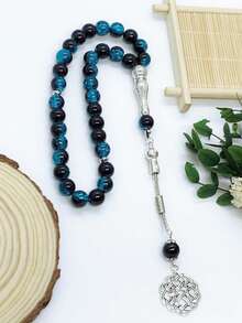 Style Glass Beaded 33 Pcs Tasbih Prayer Bracelet - Multicolor - View 10