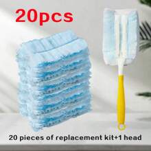 10 pièces/20 pièces Plumeau jetable pour le nettoyage de la poussière domestique, brosse antistatique pour l'élimination de la poussière