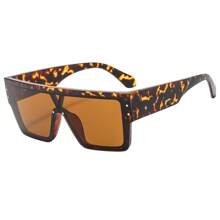 1pc Men's Fashionable Multi-Color Street Style Outdoor Sunglasses, Summer