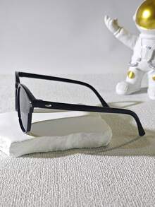 3pcs Fashionable Square Studded Women Eyeglasses Set, Suitable For Outfits And Travel - Multicolor - View 6