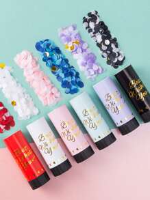 1pc Spring-Loaded Mini Multicolored Paper Confetti Popper, Suitable For Birthday Party, Holiday Celebration, Christmas Party, Housewarming, Wedding, Color Paper Handheld Center Exploder Decoration, Mother's Day, Graduation Ceremony