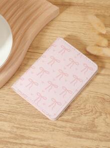 Portefeuille mini de poche de sac à main avec motif nœud rose et amour. Porte-cartes mode minimaliste, léger et portable. Poche pour argent liquide, carte d'identité, carte de crédit et pièces de monnaie. Cadeau d'anniversaire idéal pour amant, femme, fille, étudiante universitaire, écolier, homme