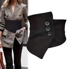 Women's Fashionable High-End Waistband Cinch Waist Traditional Chinese Style Elastic Waist Belt