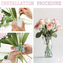 Support de tige de fleur en spirale, spirale, en matériau ABS, kit de bouquet de mariage DIY, outil d'emballage de bouquet de fleurs, pour composition florale