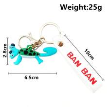 1pc Cartoon Banban Plush Keychain Pendant - Multicolor - View 28