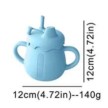 9-Piece Baby Silicone Feeding Set – Divided Plate, Soft Spoon & Fork, Bib | Non-Slip & Drop-Proof | Weaning Essentials | Dishwasher Friendly | Daily Use - Multicolor - View 9