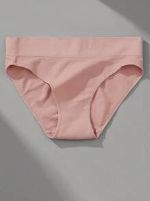 VKME Set da 5 Pezzi Slip Intimi Color Tinta Unita, Ad Alta Elasticità e Senza Cuciture