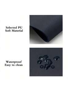 Small PU Mouse Pad Non-Slip Gaming Desktop Leather Mouse Pad Waterproof Anti-Scratch Mat Cushion For PC Laptop Desktop Back To School Gaming Mouse Pad Desk Accessories Office Supplies Office Office Desk Accessories Mousepad Mouse Pad For Desk - Multicolor - View 3