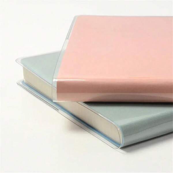 Capa protetora para livro de PVC transparente A6A5, capa para caderno, núcleo interno, à prova d'água, capa protetora para livro de estudante, volta às aulas, material escolar