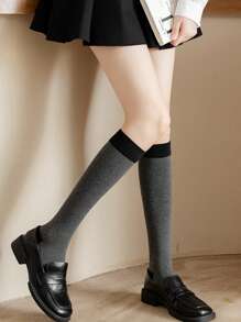 1 para ocieplaczy na nogi, skarpetki z odkrytymi palcami, skarpetki za kolano, skarpetki unisex łagodzące ucisk