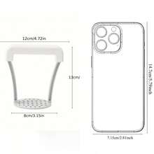 1pc, Potato Masher, Potato Masher, Kitchen Vegetable Masher With Handle, Manual Fruit Masher, Potato Ricer, Potato Press, Vegetable Crusher, Kitchen Stuff, Kitchen Gadgets - White - View 8