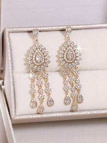 1 Pair Luxury High-End Earrings For Women, Suitable For Parties, Banquets, Weddings - J30106-eH - View 8