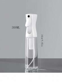 1pc 200ml/300ml/500ml Water Mist Spray Bottle With Fine Mist Sprayer, Refillable Continuous Fine Mist Spray Bottle Suitable For Kitchen, Living Room, Bathroom, Garden - White - View 6