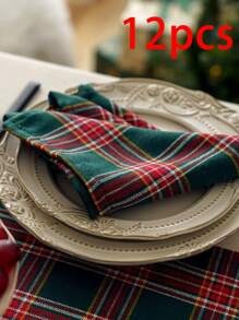 2/6/12/240pcs Minimalist Line Pattern Napkins, Washable, Skin-Friendly, Absorbent, Suitable For Hotel, Restaurant, Home, Party, Holiday Decoration, Table Cloth, Glass Wipe, Napkin