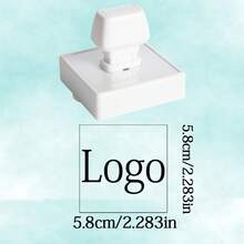 1 件可定制塑料印章，用于公司徽标、个性化照片印章、家庭和婚礼纪念品，无需电力，非常适合小型企业和办公室使用，独特的新年礼物，返校，学校用品