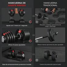 Mancuerna - Ajustable-18 kg - Ver 8