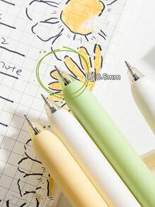14pcs/8pcs/4pcs Rotating Twist Ballpoint Pens, High-Quality Ins Style Pens For Studying, Quick-Drying Black Ink Pens For Students, Smooth Writing Ballpoint Pens, Black Water-Based Pens, Back To School Supplies Gift