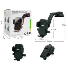 Suporte de telefone para saída de ar de carro, 1 peça, suporte de navegação ajustável com ventosa de trava automática, compatível com iPhone, Android, presente de aniversário, família, amigos para o verão, suporte de telefone para saída de ar, acessórios para carro, suporte de telefone para carro
