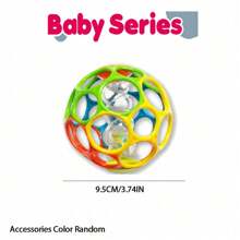 1PC Soft Baby Sensory Rattle Toys Shaker Spin Rattle Early Educational Learning Pliable Grasping Kids Grasp Ball,Gift For Baby