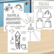 100 Creative Art Therapy Activity Workbook - Support Group Record Pages And CBT (Cognitive Behavioral Therapy) Exercise Templates - 100 Creative Art Therapy Activities Booklet - View 4