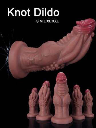 5 Sizes S/M/L/Xl/Xxl Huge Realistic Dildo With Strong Suction Cup For Hands-Free Dildo Large Fantasy Dragon Monster Dildo Silicone Thick Knot Dildo Big Artificial Fake Penis Adult Sex Toys For Women Female Masturbator Male Gay Octopus Tentacles Anal Dildos For Woman For Vagina Anal Play