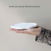 1pc Ceramic Cloud-Shaped Tray For Displaying Jewelry, Cosmetics, Home Decor, Kitchen & Living Room Use, Christmas Home Decor, Decor, Christmas, Table Decor, Wooden Tray, Old Money Style, Flower Vase, Plates, Wooden Tray, Plate, Coffee Table, Decorative Tray, Table Decor, Ornaments Home, Black Ornaments, Sofa Arm Tray, Boho Vibes, For Holiday Beach, Bathroom Collection, Bedroom Collection, Large Capacity