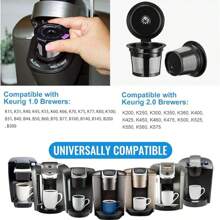 4 piezas Cápsulas reutilizables, Filtros de café reutilizables universales con malla de acero inoxidable, aptos para cafeteras 1.0 y 2.0